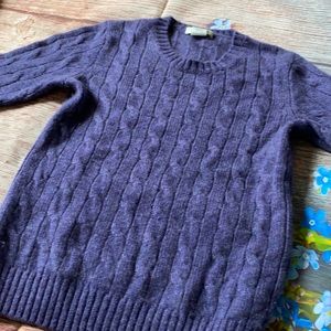 Crewcuts 100% cashmere cable knit sweater